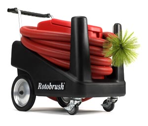 Rotobrush machine